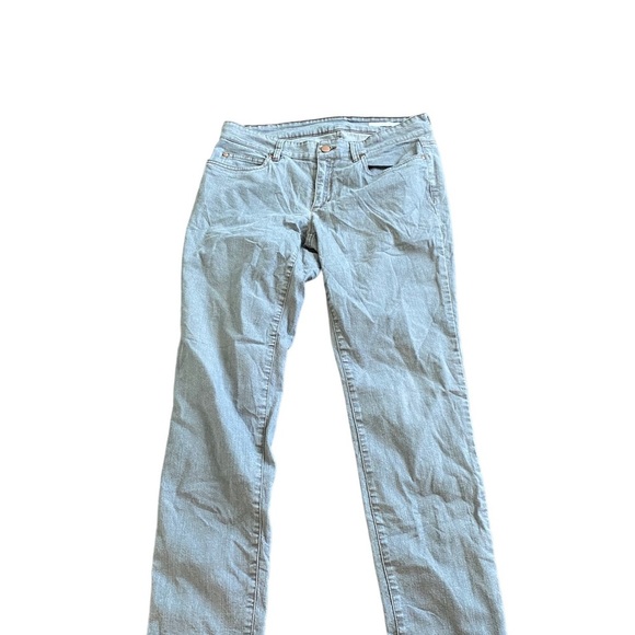 Eileen Fisher grey cropped jeans - Picture 1 of 6